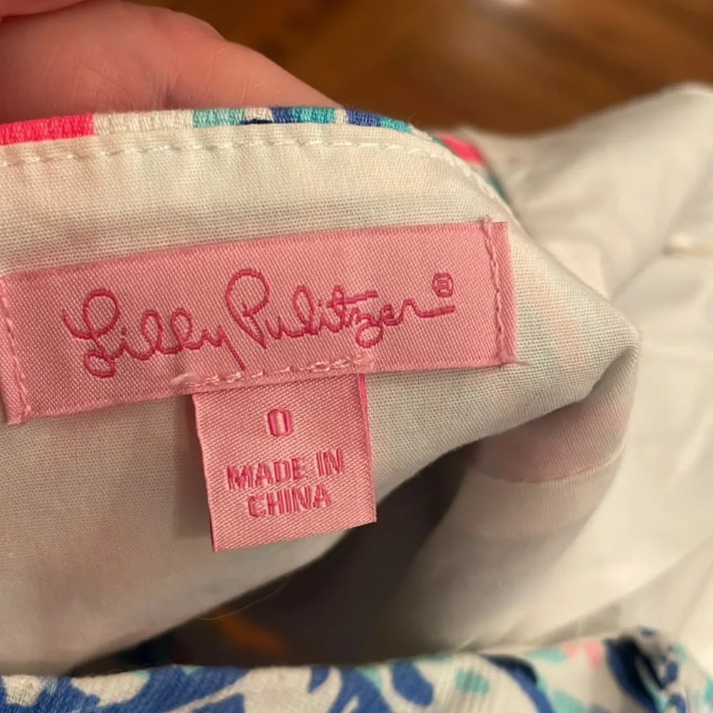 Lilly Pulitzer Shelli embroidered sundress sz 0 - Picture 6 of 8